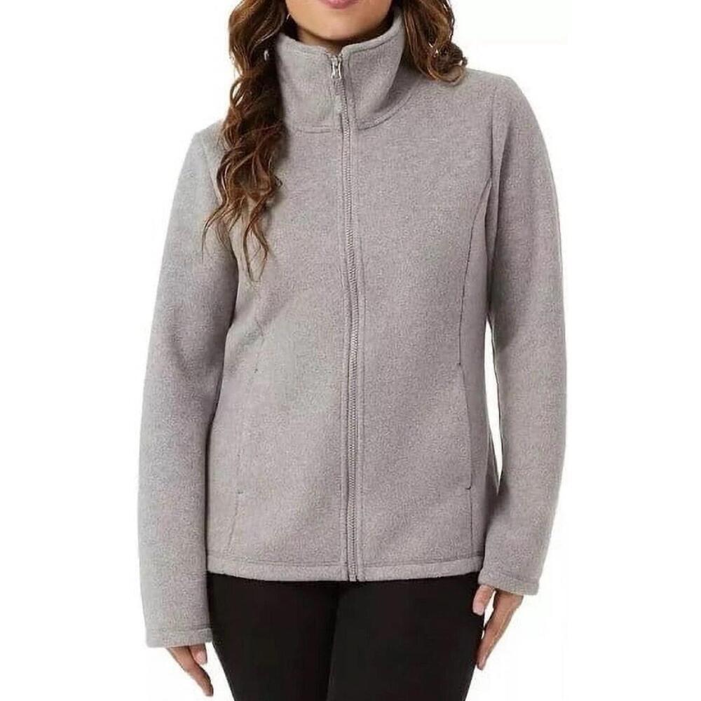 32 Degrees Women's Brushed Faux Wool Jacket, Gray, Size.L.    BI